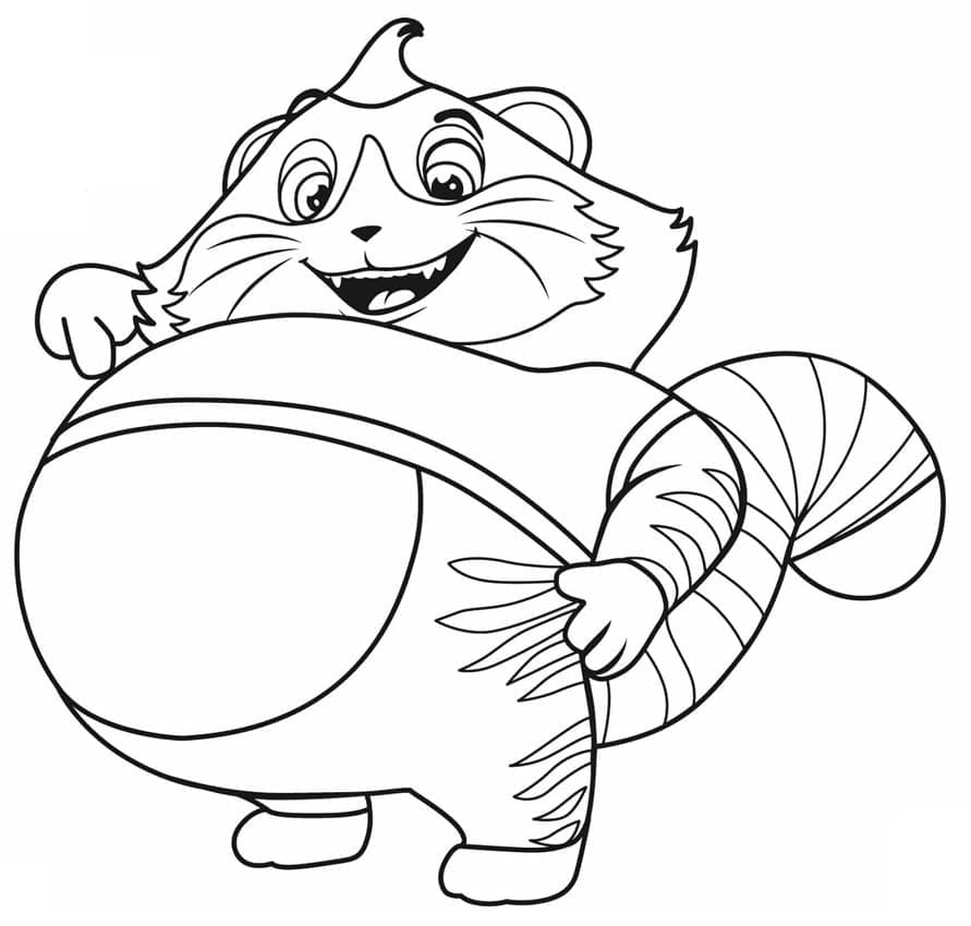 Polpetta dei 44 gatti da colorare