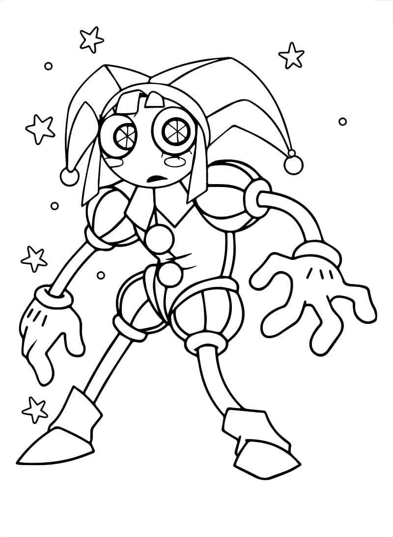 Pomni divertente da colorare