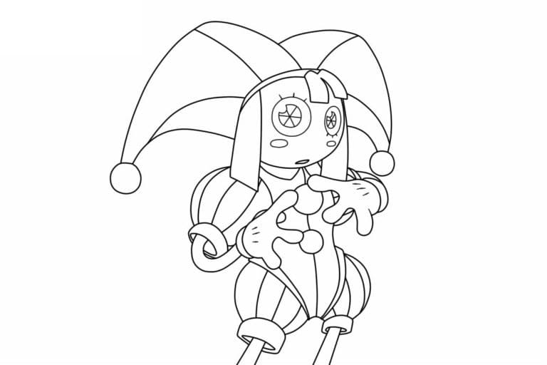 Pomni dolce da colorare