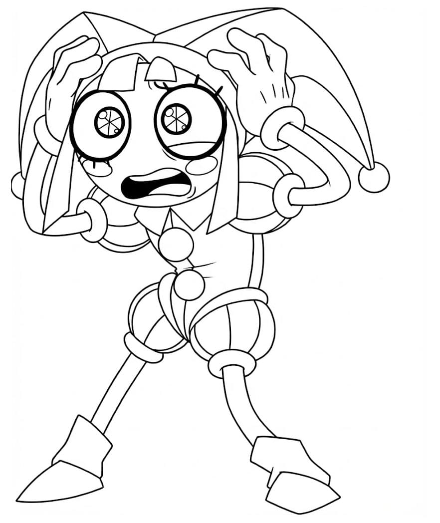 Pomni è fastidioso da colorare