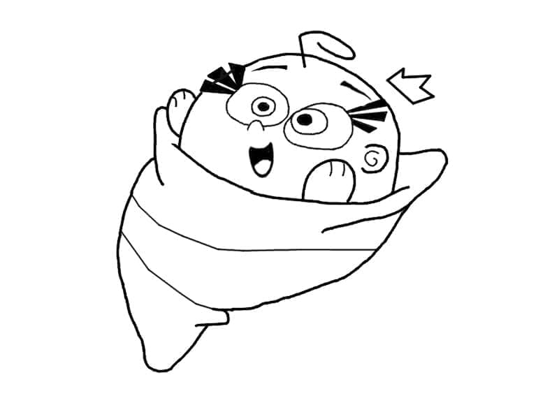 Poof da Due Fantagenitori da colorare