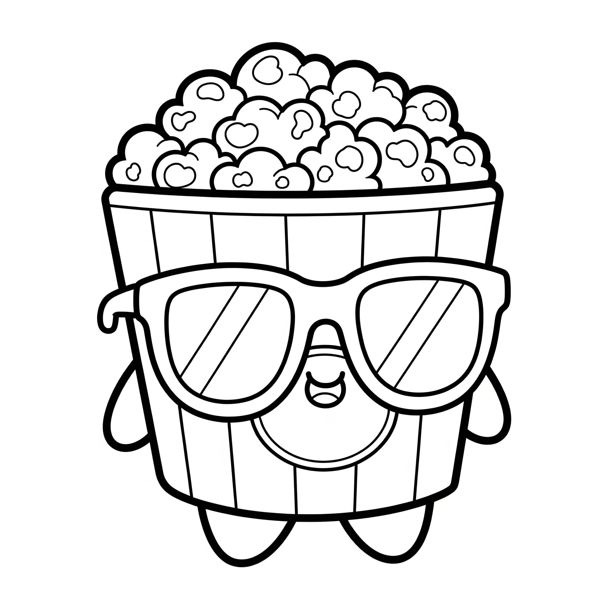 Popcorn idolo da colorare