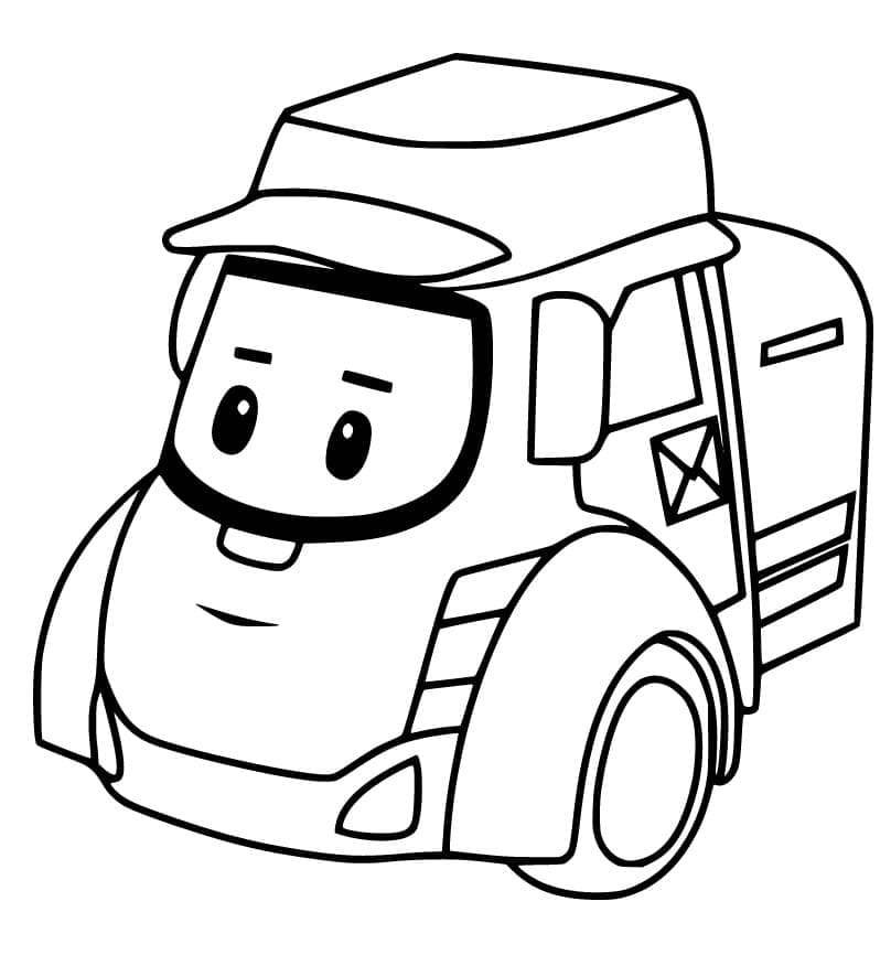 Postato da Robocar Poli da colorare