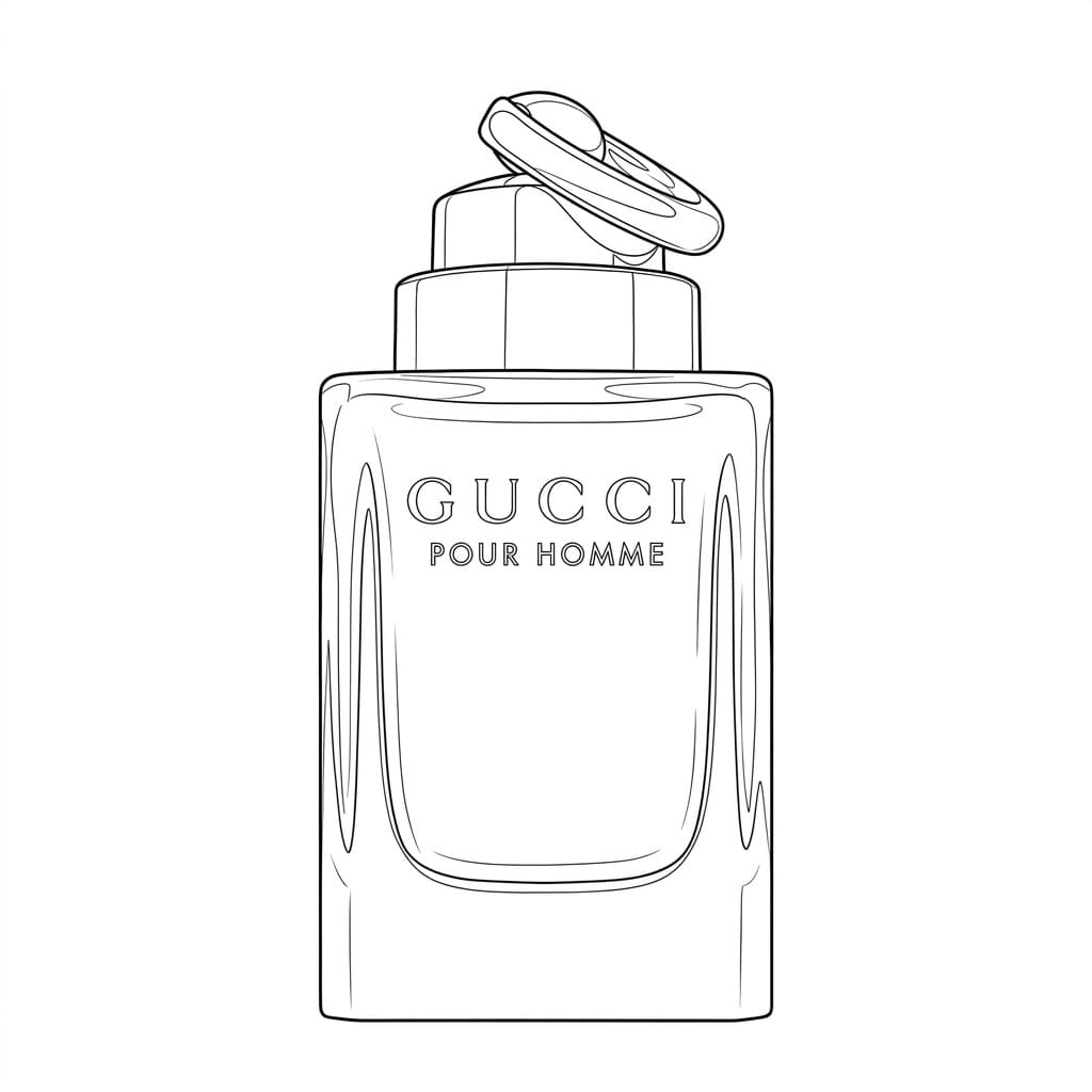 Profumo Gucci da colorare