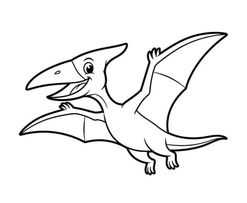 Pterodattili da colorare
