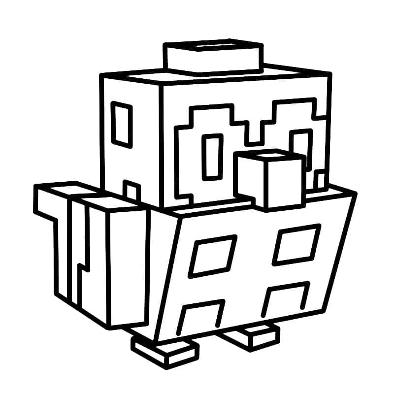 Pulcino Grow a Garden da colorare