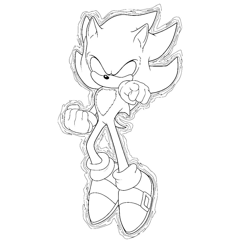 Punti Dark Sonic da colorare