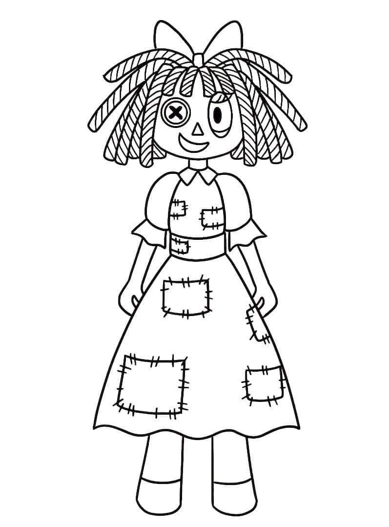 Ragatha di The Amazing Digital Circus da colorare