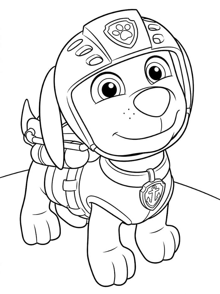 Ricerca di Zuma Paw Patrol da colorare