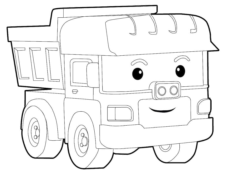 Robocar Poli 29 da colorare