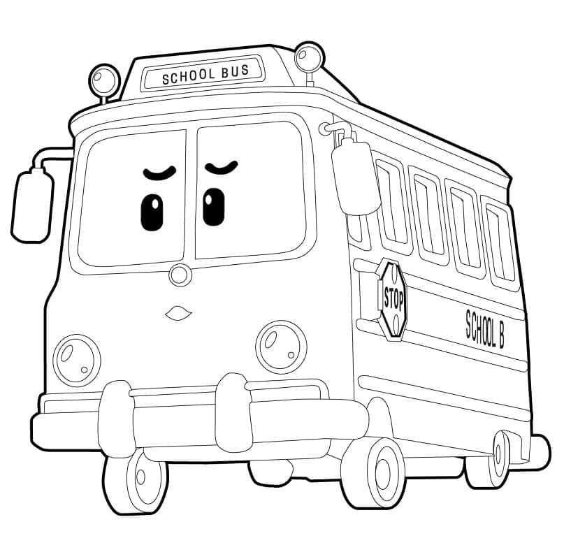 Robocar Poli 30 da colorare