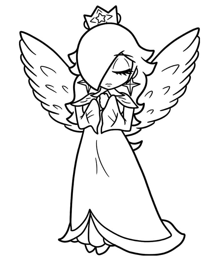 Rosalina Angelo da colorare