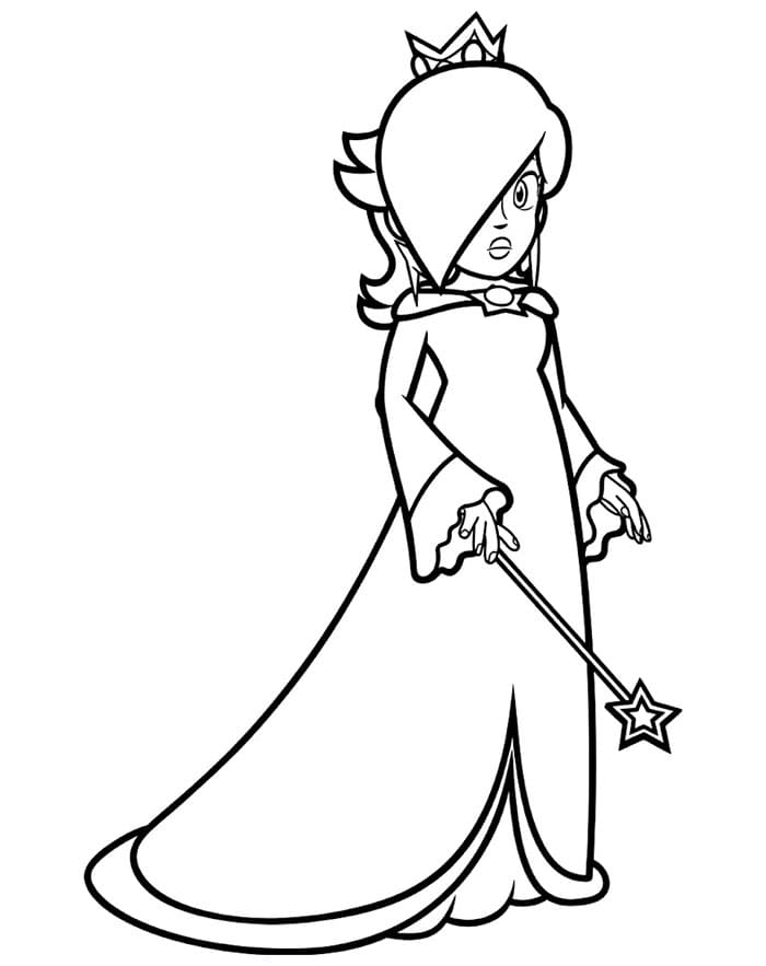 Rosalina Stampabile da colorare