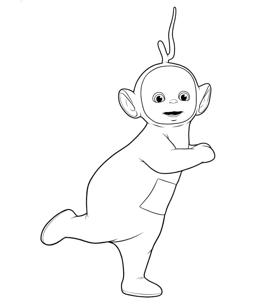 Salto Laa-Laa da colorare