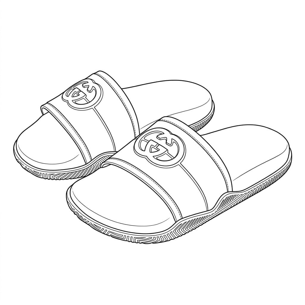 Sandali da uomo Gucci da colorare