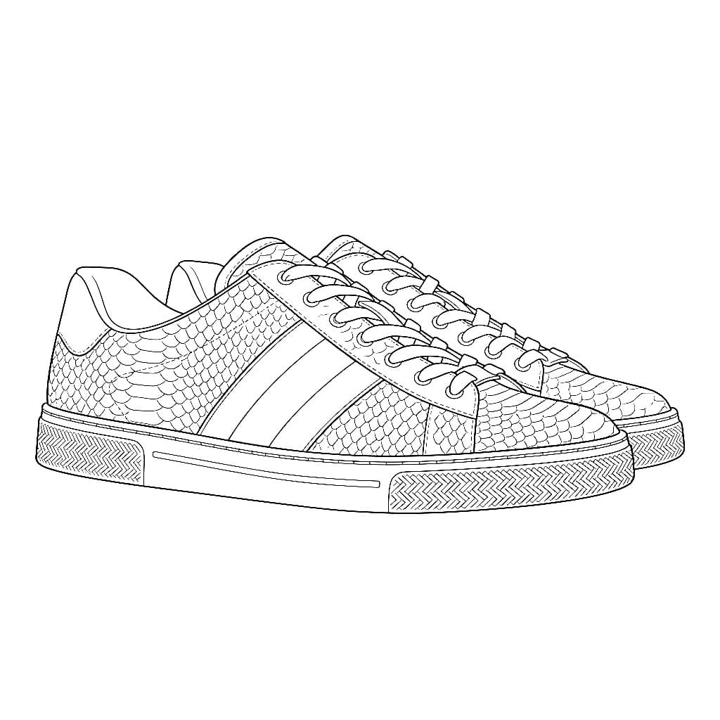 Scarpe Gucci gratis da colorare