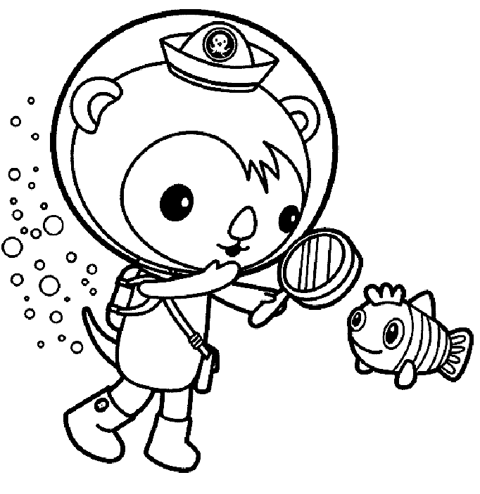 Scientist Shellington da colorare