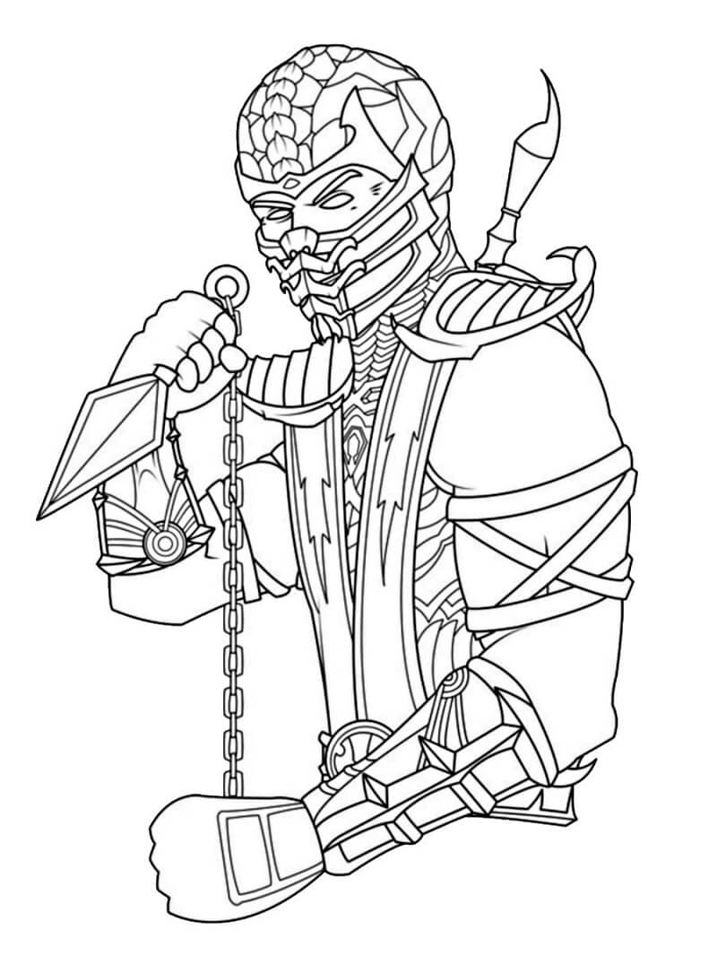 Scorpion da colorare