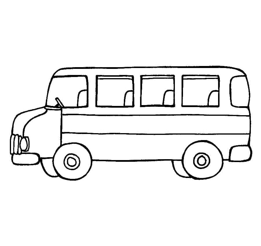 Scuolabus - Foglio 3 da colorare