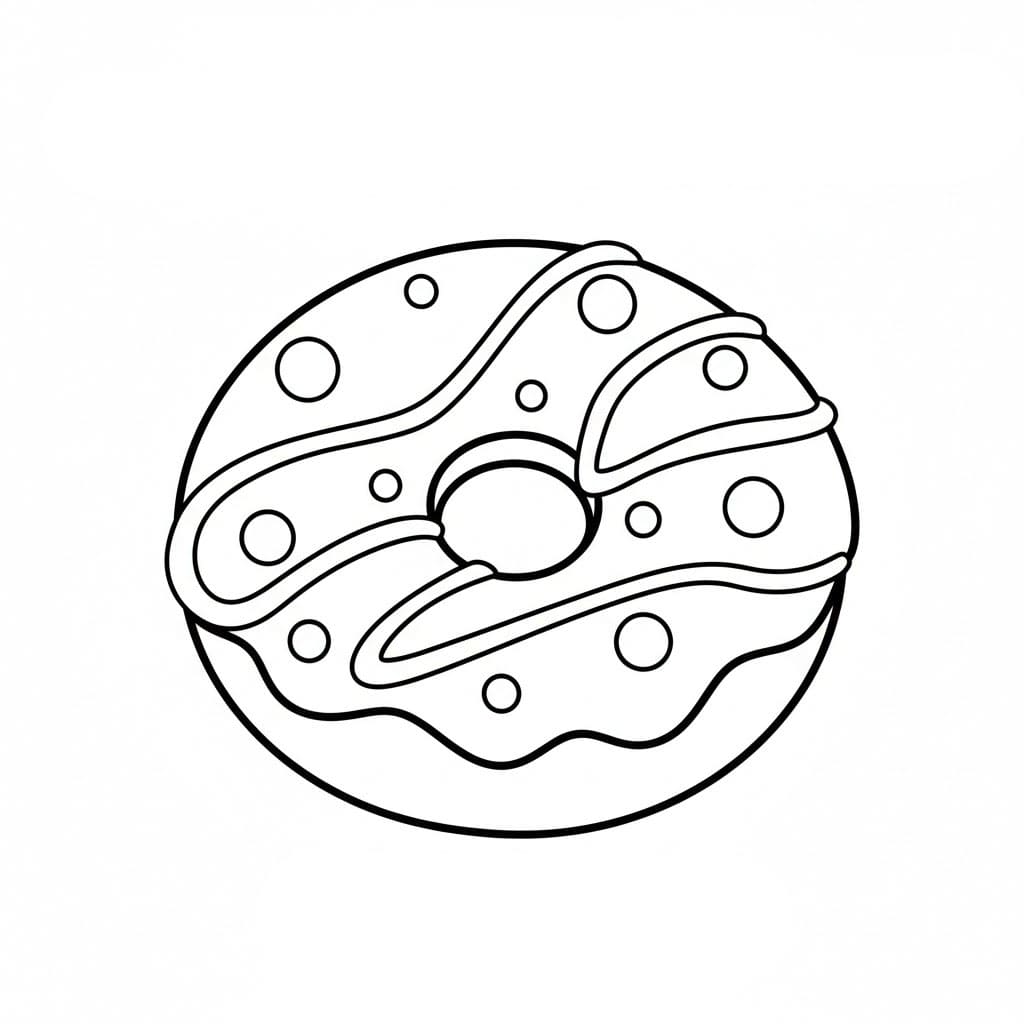 Senza ciambelle da colorare