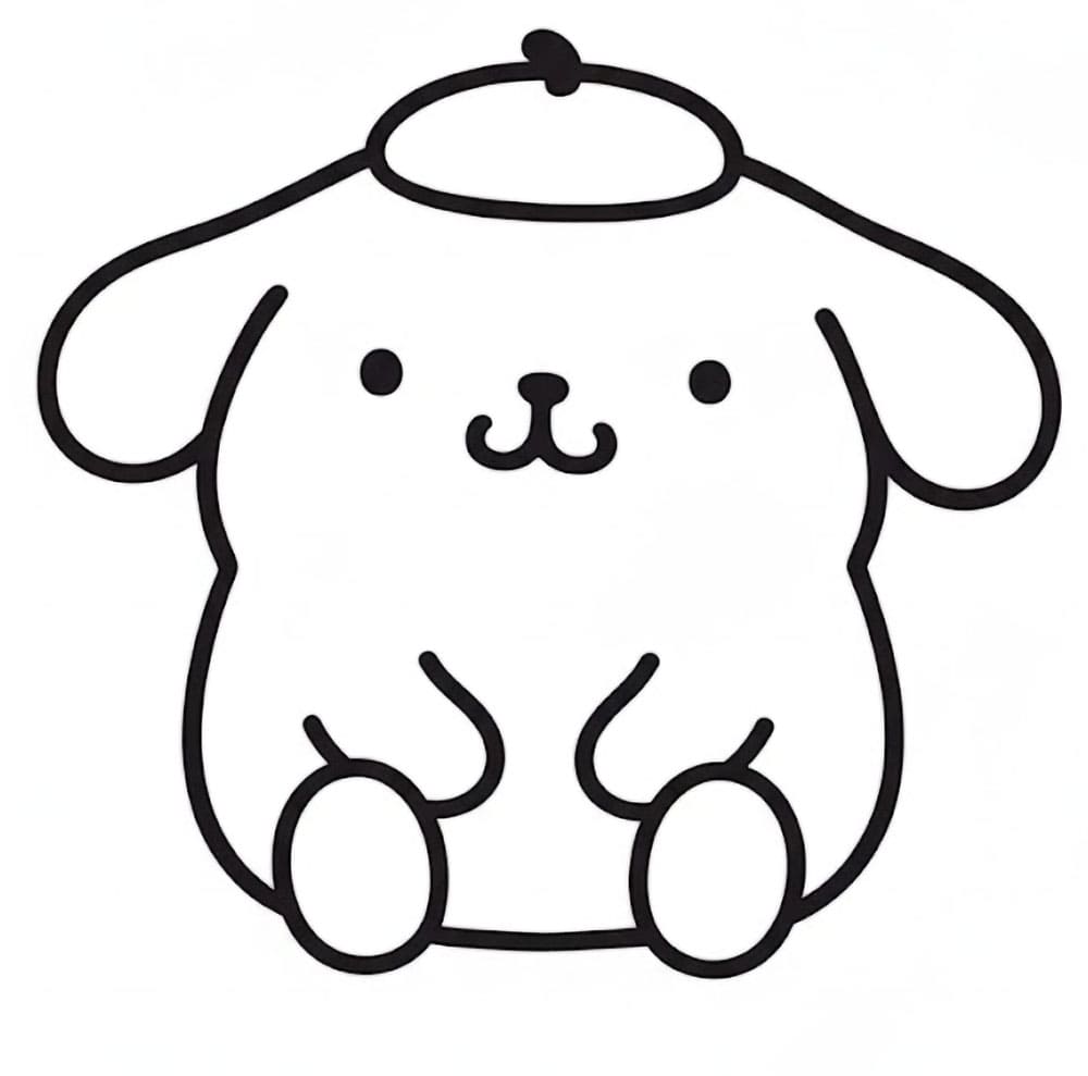 Senza pompompurin da colorare