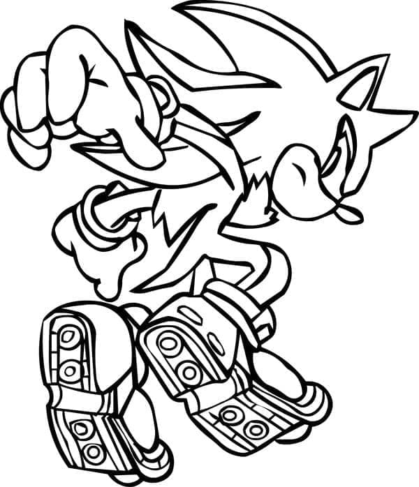 Shadow Sonic si prepara da colorare