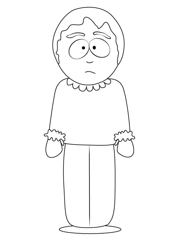 Sharon Marsh di South Park da colorare