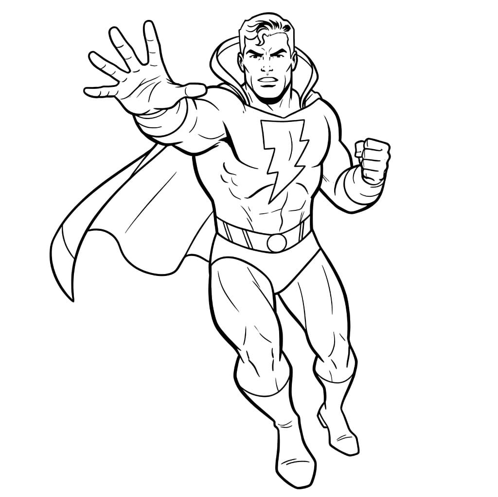 Shazam sta raggiungendo da colorare