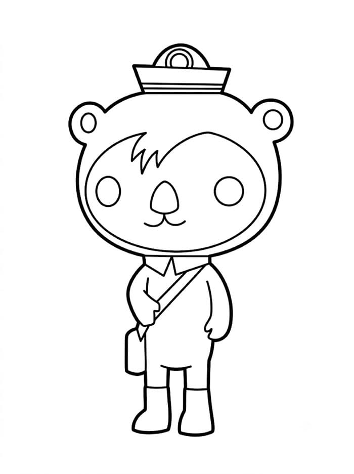 Shellington degli Octonauts da colorare