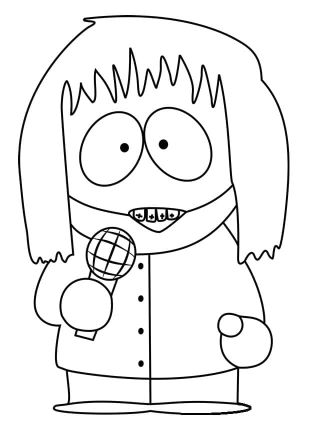 Shelly Marsh di South Park da colorare