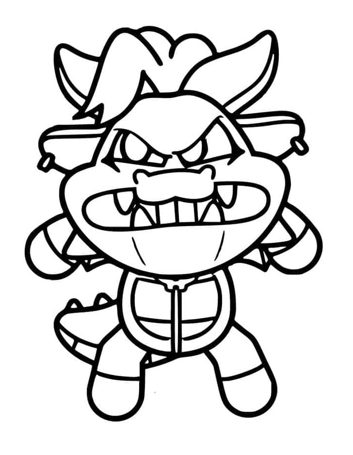 Simon Smoke di Nightmare Critters da colorare