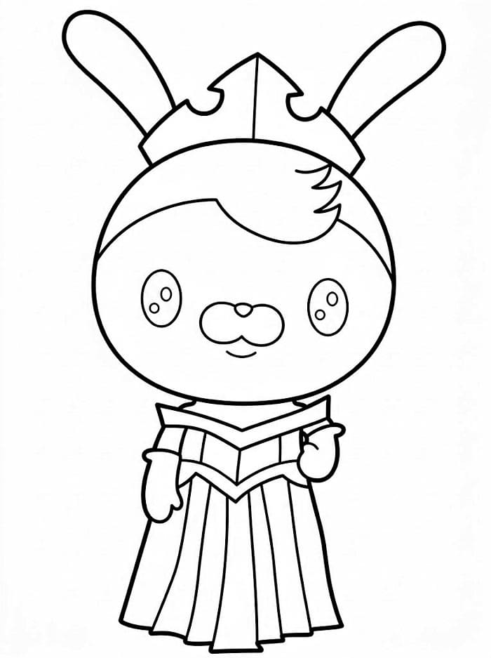 Simpatici Tweak Octonauts da colorare