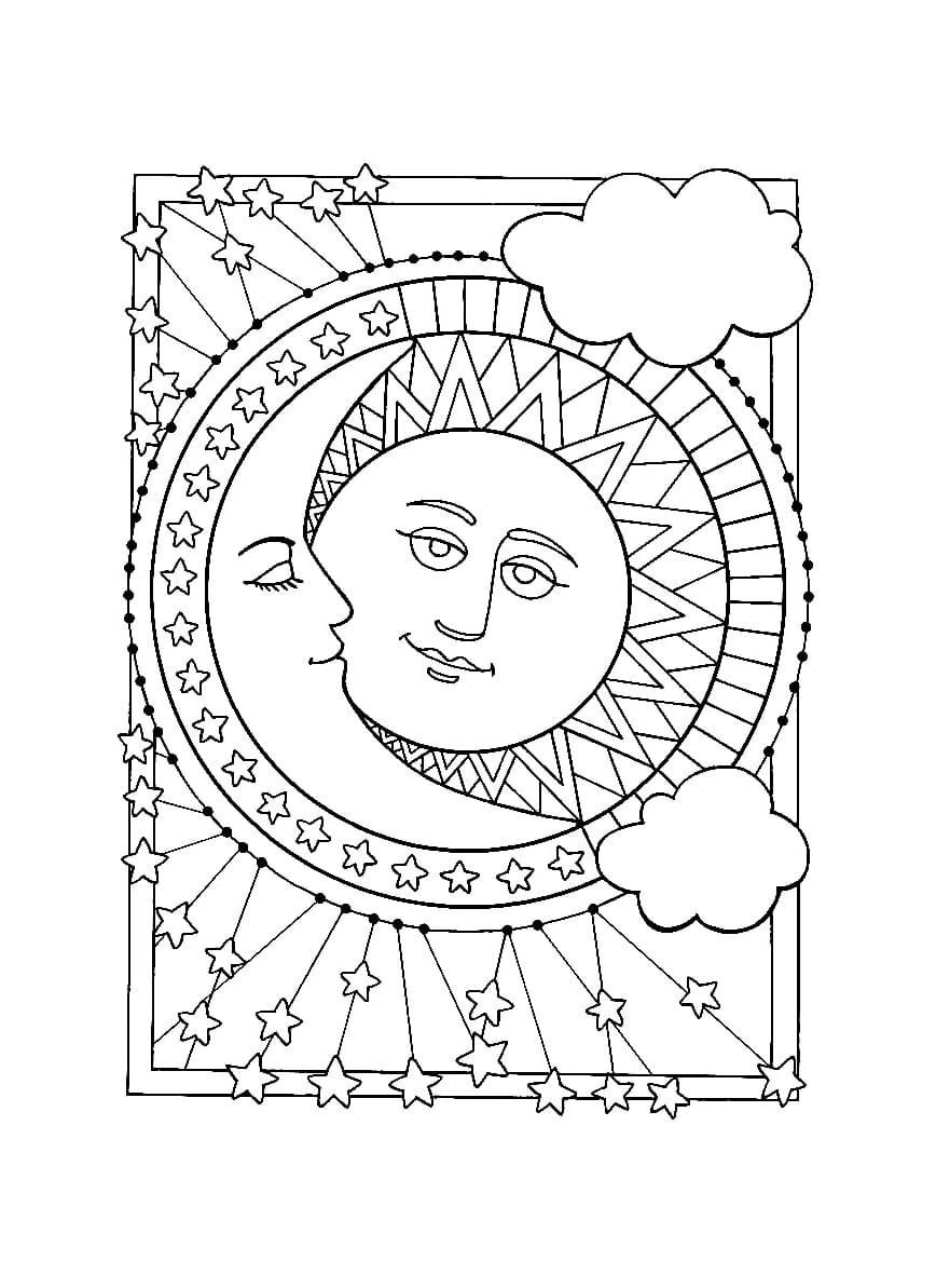 Disegni Di Luna Da Colorare Disegni Colorare Com Disegni Di Luna Da Colorare Disegni Colorare Com