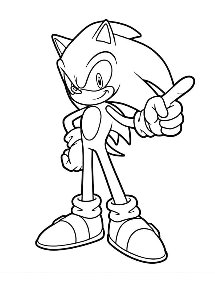 Sonic Tiene Diamond da colorare