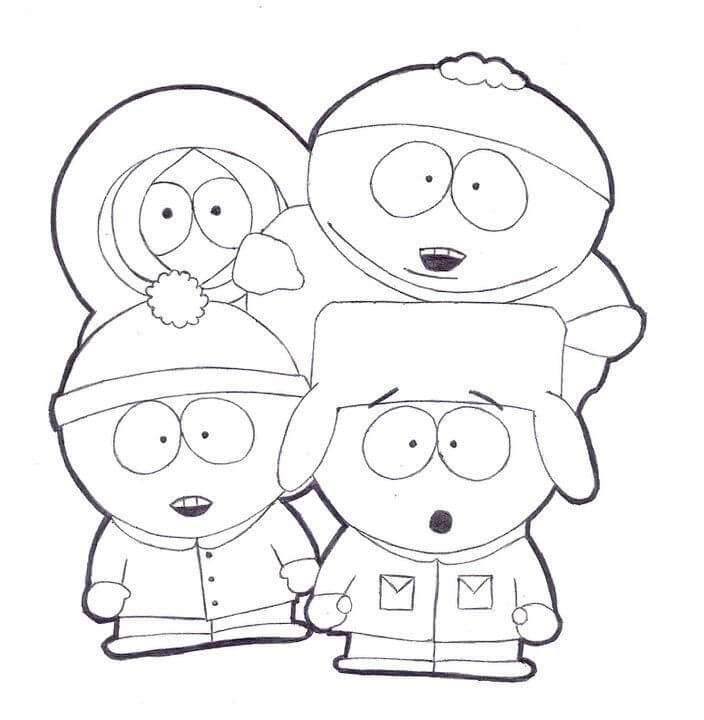 South Park da colorare