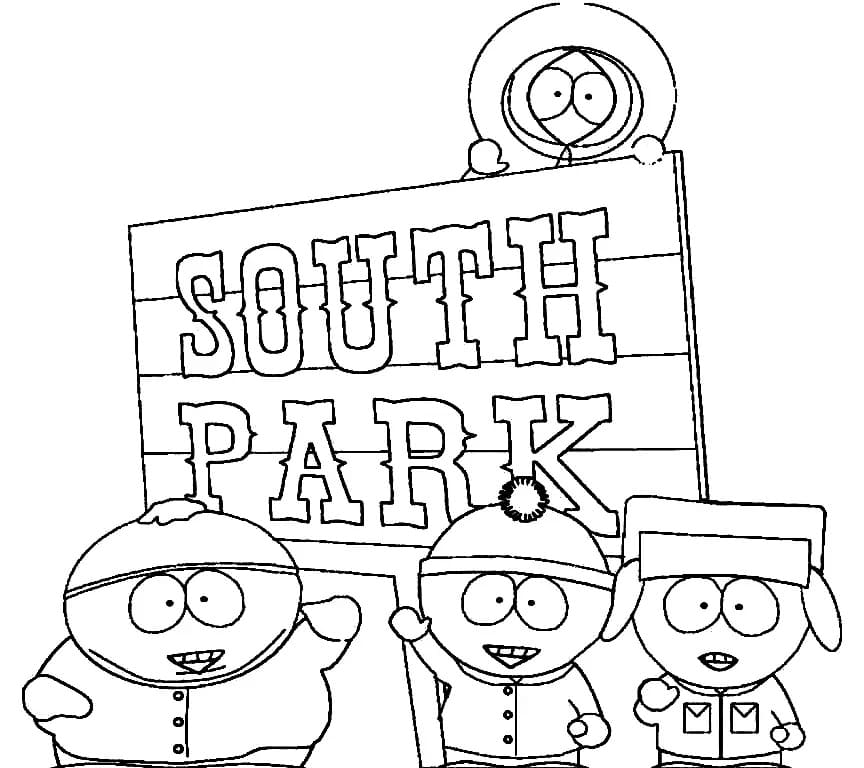 South Park da stampare da colorare