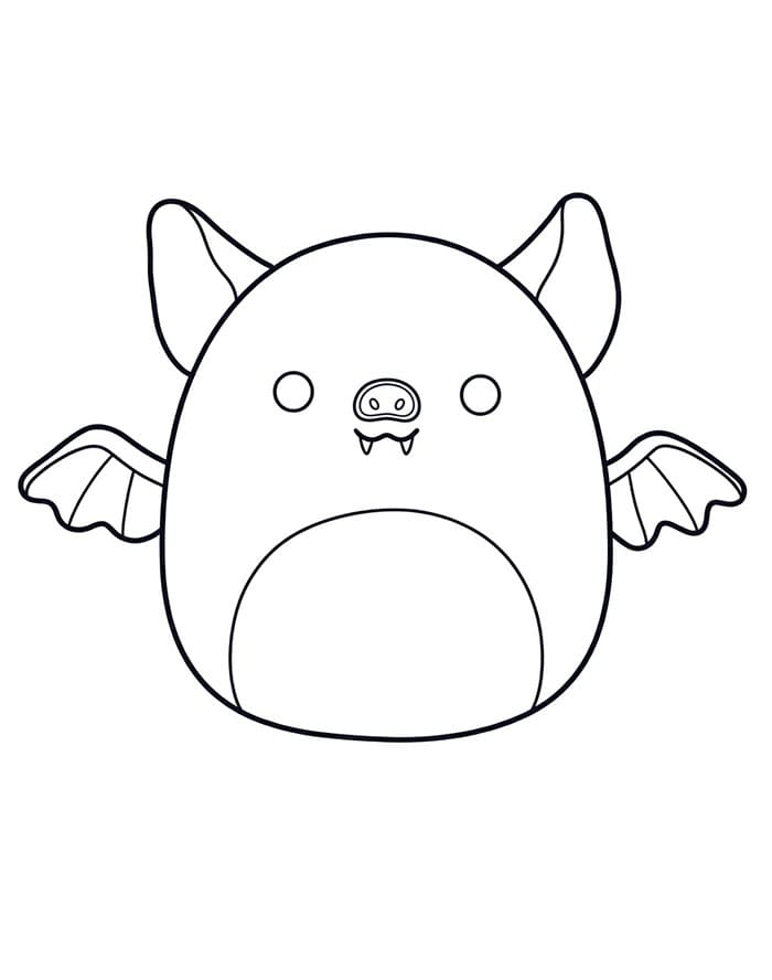 Squishmallows Aldous da colorare