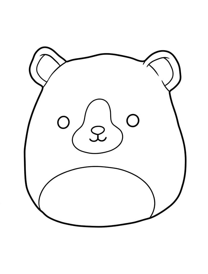 Squishmallows Baron da colorare