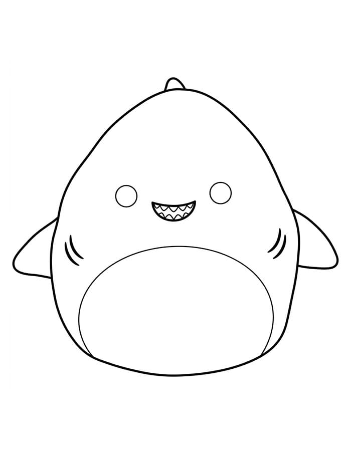 Squishmallows Gordon da colorare