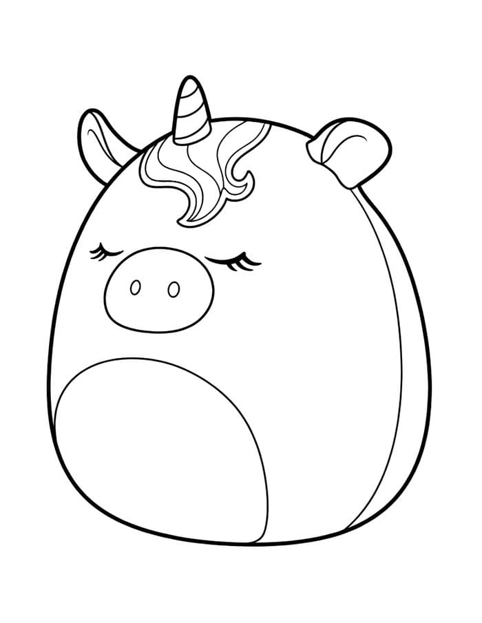 Squishmallows Ilene da colorare