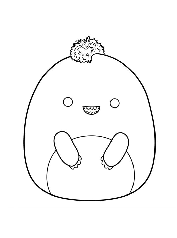 Squishmallows Kelly da colorare