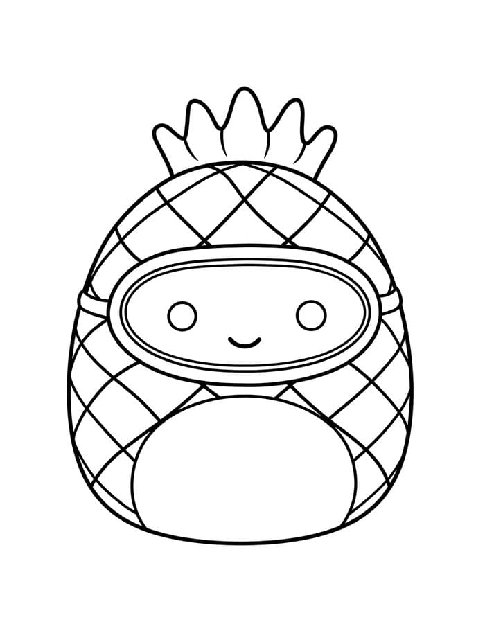 Squishmallows Maui da colorare