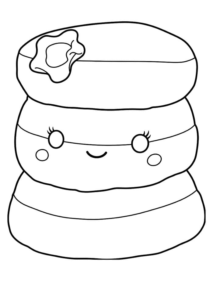 Squishmallows Rayen da colorare