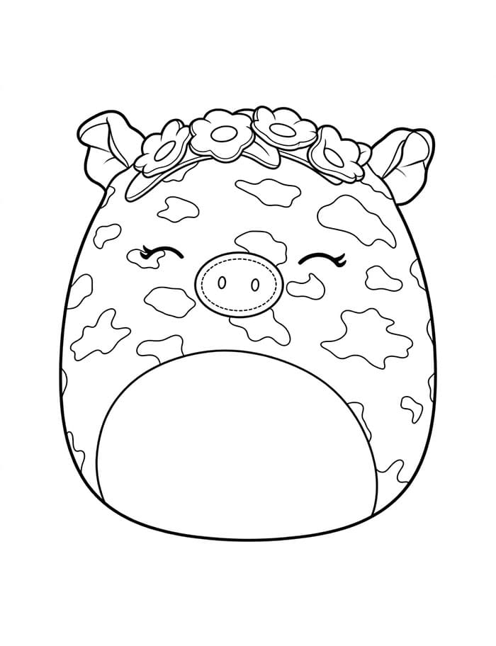 Squishmallows Rosie da colorare