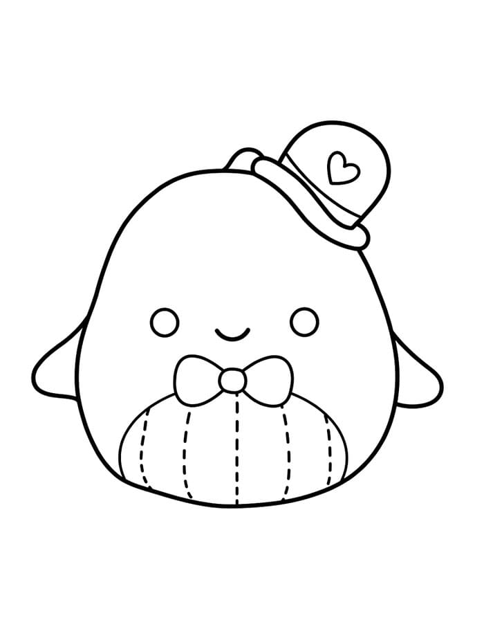 Squishmallows Samir da colorare