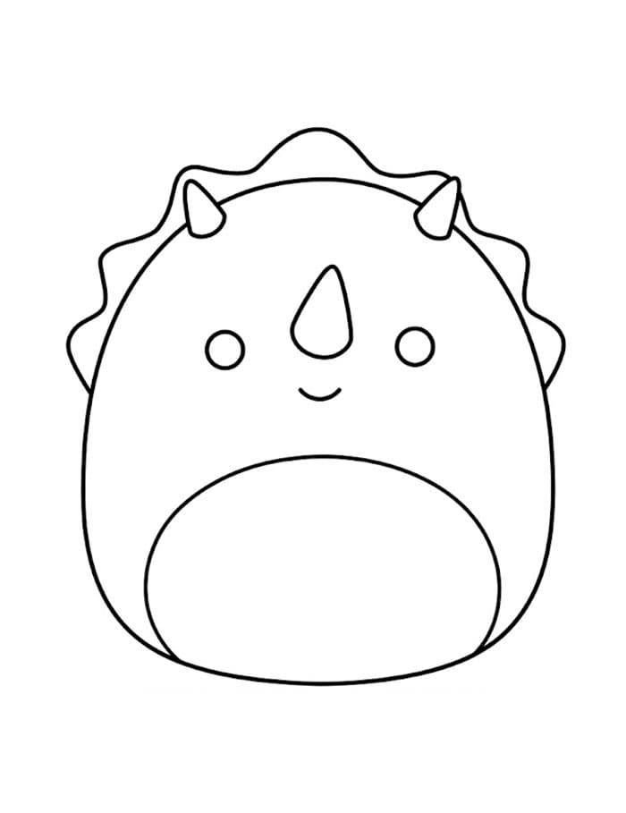 Squishmallows Tristan da colorare