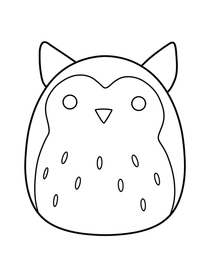 Squishmallows Winston da colorare