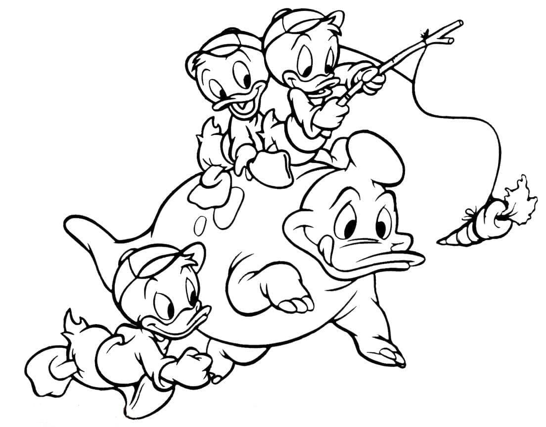 Stampa Ducktales da colorare