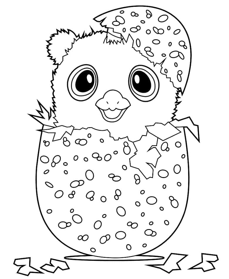 Stampa Hatchimals da colorare