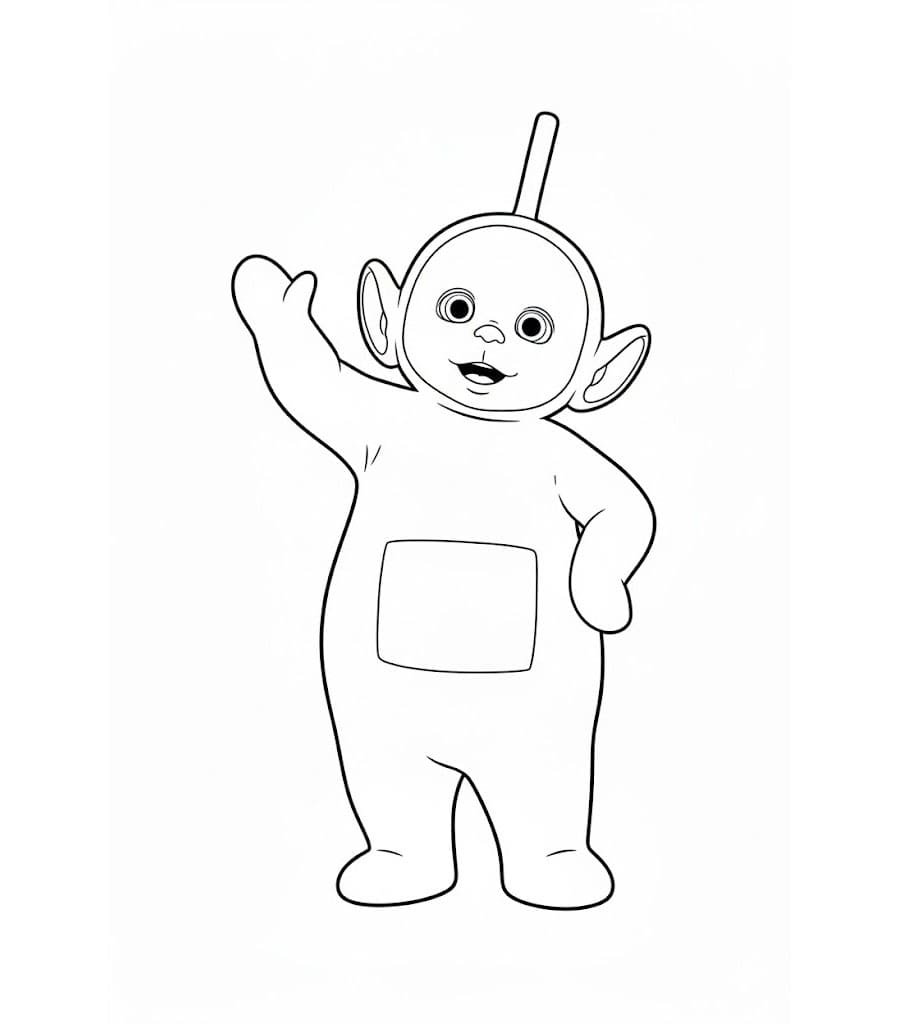 Stampa Teletubbies Dipsy da colorare